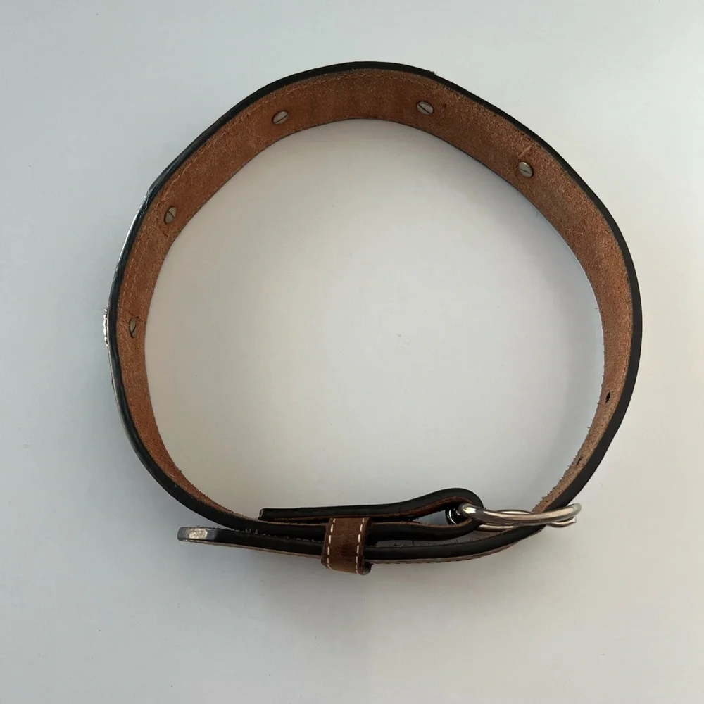 Nocona Kid's Brown Leather Western Belt